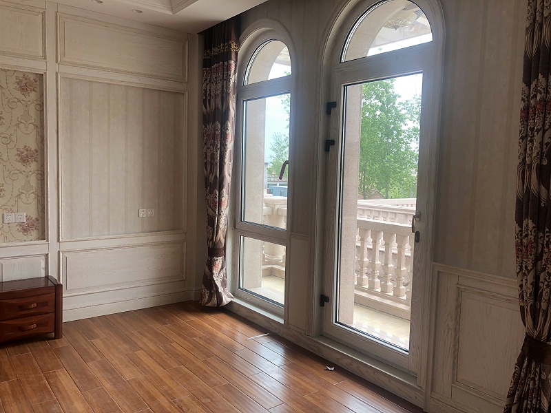 鋁包木門窗實拍