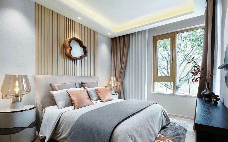 節(jié)能鋁包木門窗展示