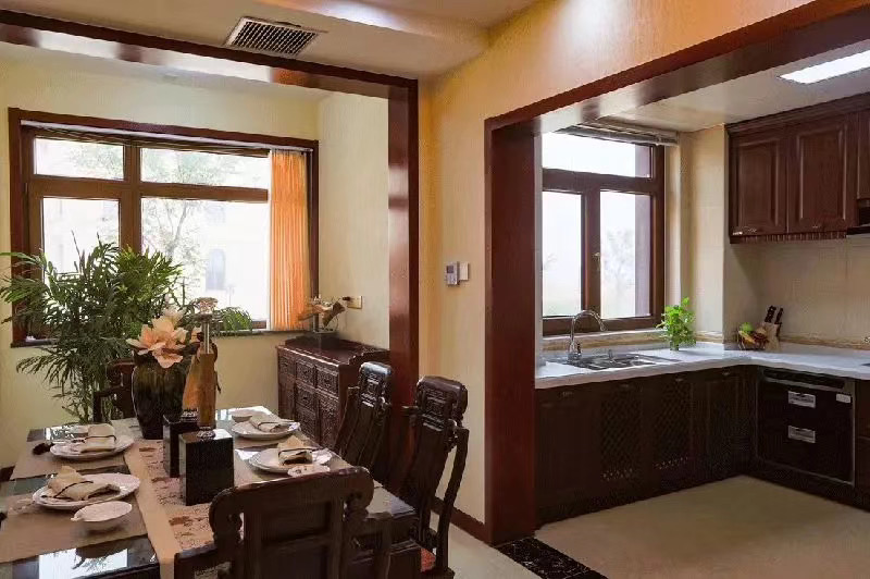 鋁包木門窗實(shí)拍