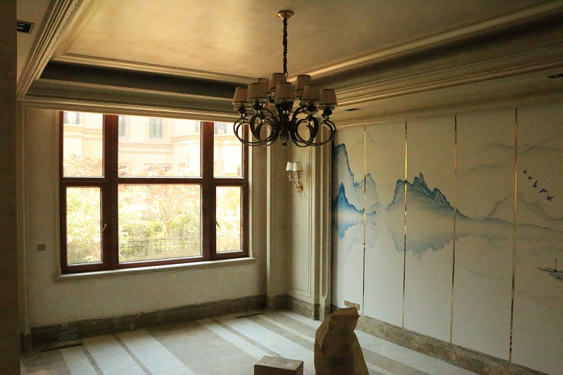 鋁包木門窗別墅實拍