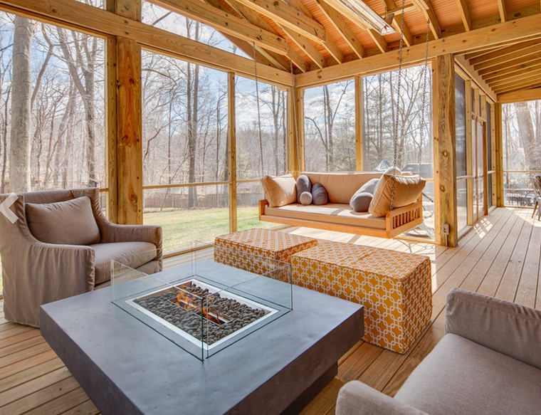 鋁包木陽光房場景實拍