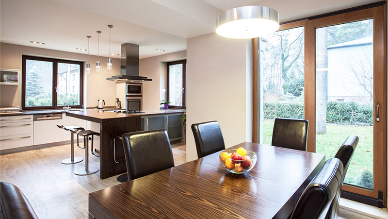 鋁包木門窗實拍