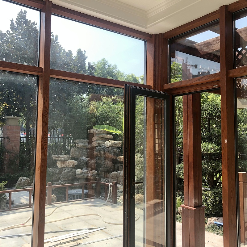 鋁包木窗實拍展示