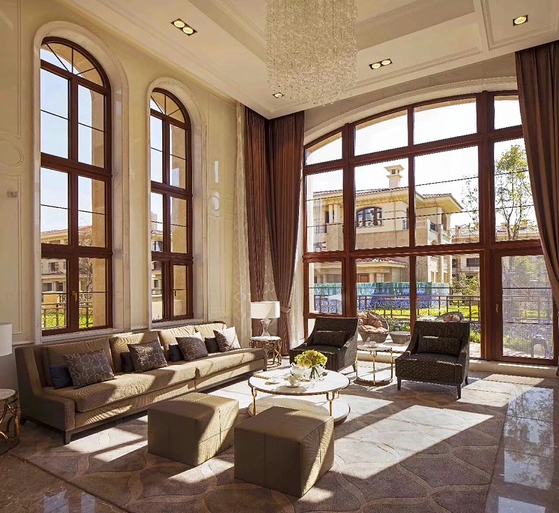 定制鋁包木窗實拍