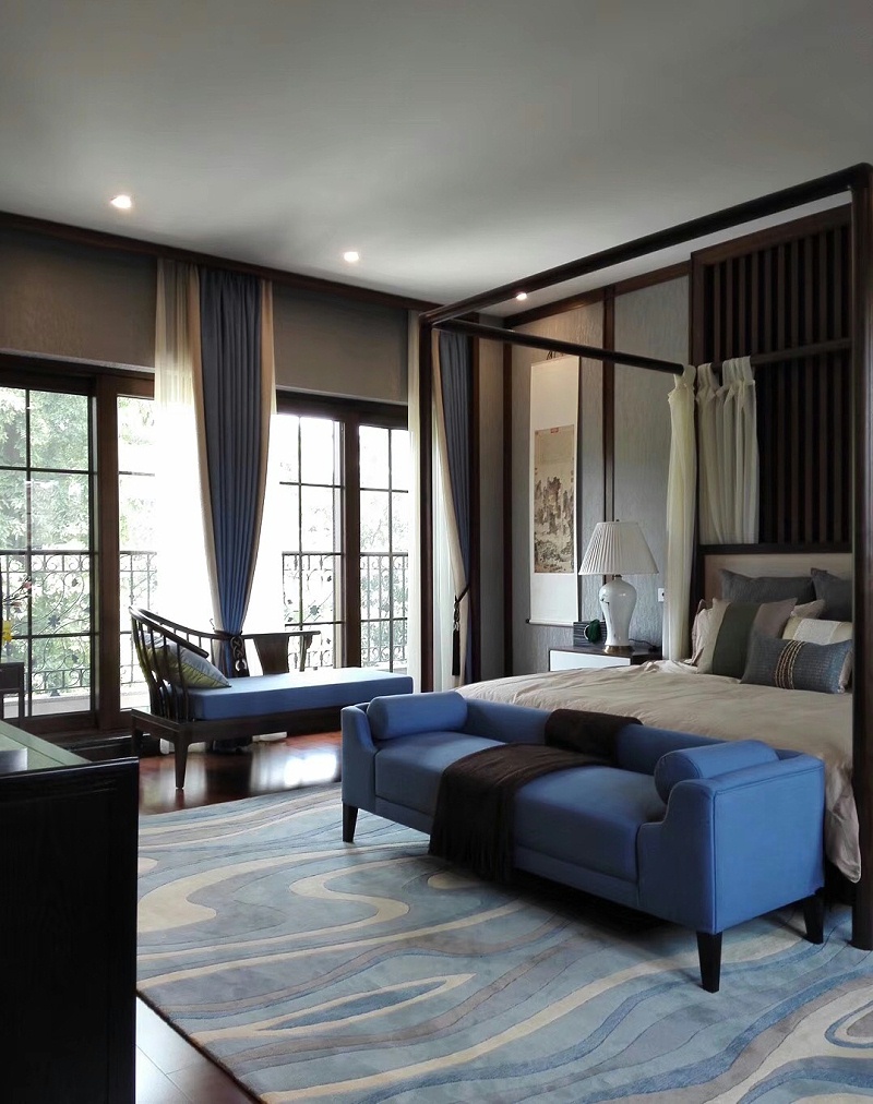 中式鋁包木門窗展示