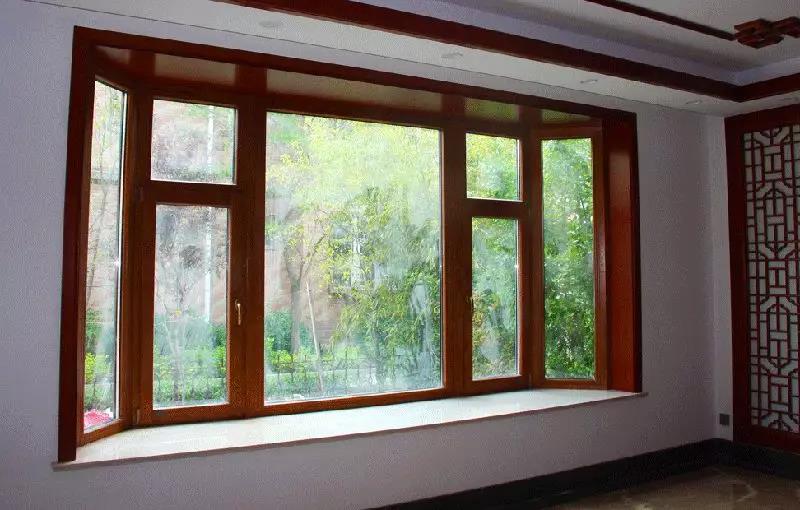 定制鋁包木門窗實(shí)拍