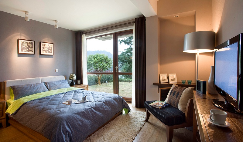 鋁包木門窗展示