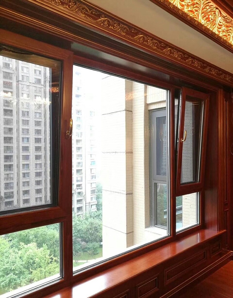 鋁包木門窗實景展示