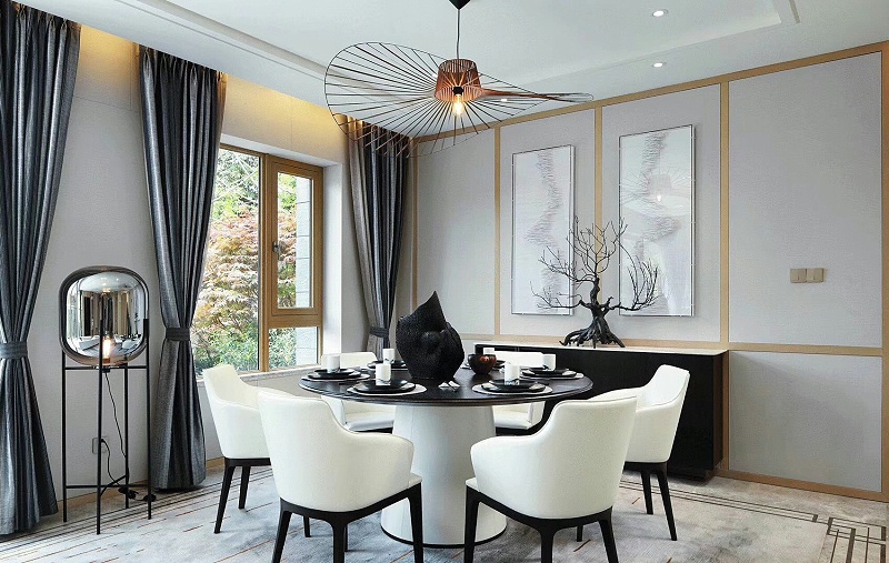 鋁包木門窗展示