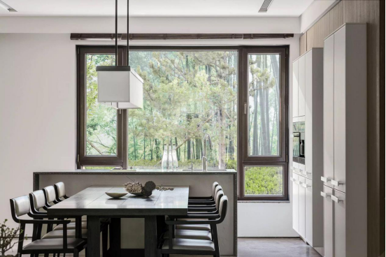 鋁木復合門窗實拍